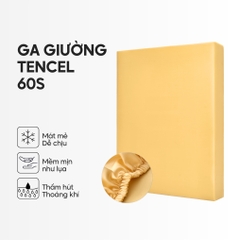 Ga giường Lụa Tencel trơn màu 6