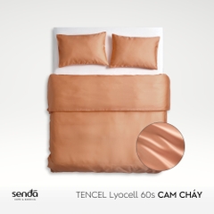 Bộ chăn gối 3 món Lụa Tencel trơn màu 3