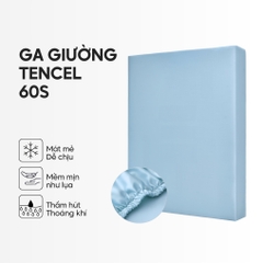 Ga giường Lụa Tencel trơn màu 2