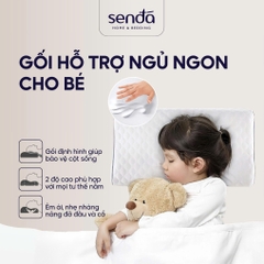 Gối cao su non hỗ trợ ngủ ngon cho bé, ruột gối ngủ sâu Memory Foam trẻ em cao cấp