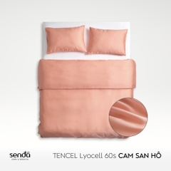 Bộ chăn gối 3 món Lụa Tencel trơn màu 3