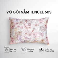 Vỏ gối nằm Lụa Tencel 60S họa tiết - Như ý