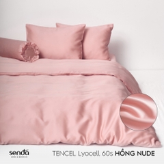 Bộ 5 món chăn ga gối Lụa Tencel trơn màu 5