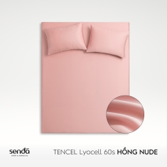 Bộ ga gối 3 món Lụa Tencel trơn màu