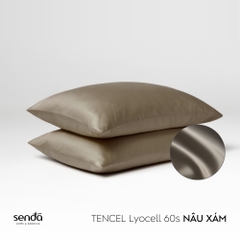 Vỏ gối nằm Lụa Tencel trơn màu