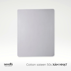 Ga giường Cotton Sateen 50S trơn màu
