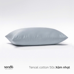 Vỏ gối nằm Tencel Cotton họa tiết trơn màu
