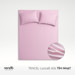 Bộ ga gối 3 món Lụa Tencel trơn màu
