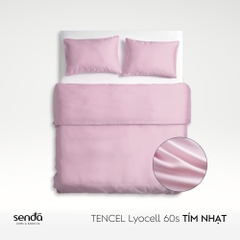 Bộ chăn gối 3 món Lụa Tencel trơn màu 5