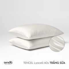 Vỏ gối nằm Lụa Tencel trơn màu