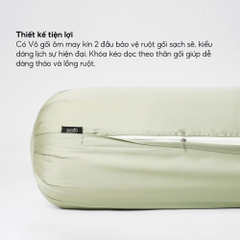 Vỏ gối ôm Tencel Cotton trơn màu