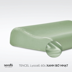 Vỏ gối cao su non - memory foam Lụa Tencel trơn màu 3