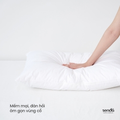 Ruột gối nằm bông lông vũ nhân tạo Microfiber, lõi gối hơi cao cấp
