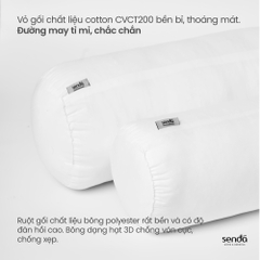 Ruột gối ôm gòn bi 3D Polyester cao cấp siêu bền, đàn hồi, không xẹp lún