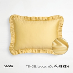 Vỏ gối Bèo Lụa Tencel 50x70 cm trơn màu