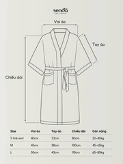 Áo choàng tắm khách sạn Cotton