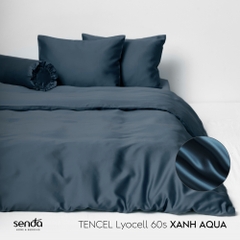 Bộ 5 món chăn ga gối Lụa Tencel trơn màu