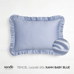 Vỏ gối Bèo Lụa Tencel 50x70 cm trơn màu