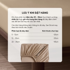 Ga giường Lụa Tencel Cotton trơn màu