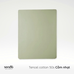 Ga giường Lụa Tencel Cotton trơn màu