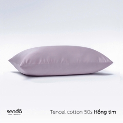 Vỏ gối nằm Tencel Cotton họa tiết trơn màu