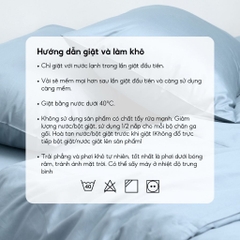 Ga giường Cotton Sateen 50S trơn màu