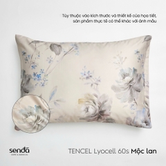 Vỏ gối nằm Lụa Tencel 60S họa tiết - Mộc lan