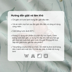 Bộ chăn ga gối 5 món Cotton 40S - Hồng phai