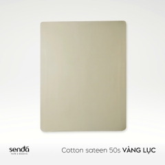 Ga giường Cotton Sateen 50S trơn màu