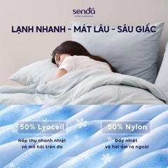 Bộ chăn ga gối 5 món làm mát Staycool