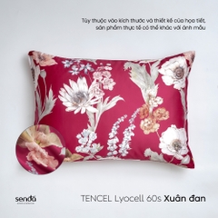 Vỏ gối nằm Lụa Tencel 60S họa tiết - Xuân đan