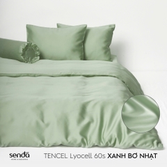 Bộ 5 món chăn ga gối Lụa Tencel trơn màu 4