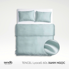 Bộ chăn gối 3 món Lụa Tencel trơn màu 4