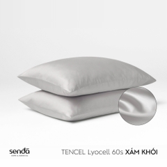Vỏ gối nằm Lụa Tencel trơn màu