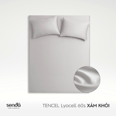 Bộ ga gối 3 món Lụa Tencel trơn màu
