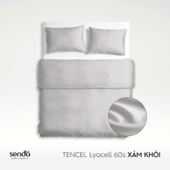 Bộ chăn gối 3 món Lụa Tencel trơn màu 2