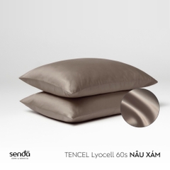 Vỏ gối nằm Lụa Tencel trơn màu