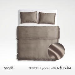 Bộ chăn gối 3 món Lụa Tencel trơn màu 3