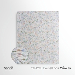 Bộ ga gối 3 món Lụa Tencel 60S họa tiết - Cẩm tú
