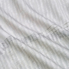 Vỏ chăn chần bông Lụa Tencel 60S họa tiết - Kẻ vân xám
