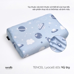 Gối cao su non hỗ trợ ngủ ngon cho bé, ruột gối ngủ sâu Memory Foam trẻ em cao cấp