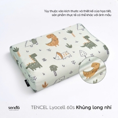 Gối cao su non hỗ trợ ngủ ngon cho bé, ruột gối ngủ sâu Memory Foam trẻ em cao cấp