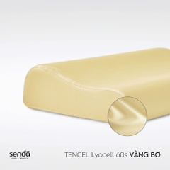 Vỏ gối cao su non - memory foam Lụa Tencel trơn màu 2