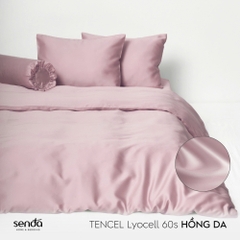 Bộ 5 món chăn ga gối Lụa Tencel trơn màu 5