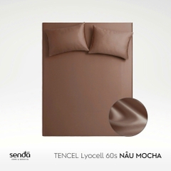 Bộ ga gối 3 món Lụa Tencel trơn màu