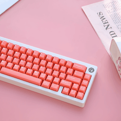 Keycap Aifei Semi-transparent Orange Red ABS Double-shot Cherry Profile