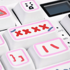 Keycap XDA PBT Doodle Painting