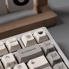 Keycap CMK PBT Retro Japanese Katakana PBT Dye-sub Cherry Profile