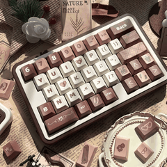 Keycap Caramel Macchiato PBT Dye-sub Cherry Profile