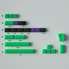 Keycap CMK PBT Eva Mecha-01 PBT Dye-sub Cherry Profile